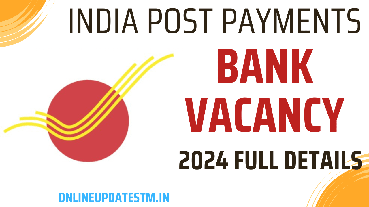 IPPB SO Vacancy 2024 Online Apply Date,Age,Qualification Full Details Here