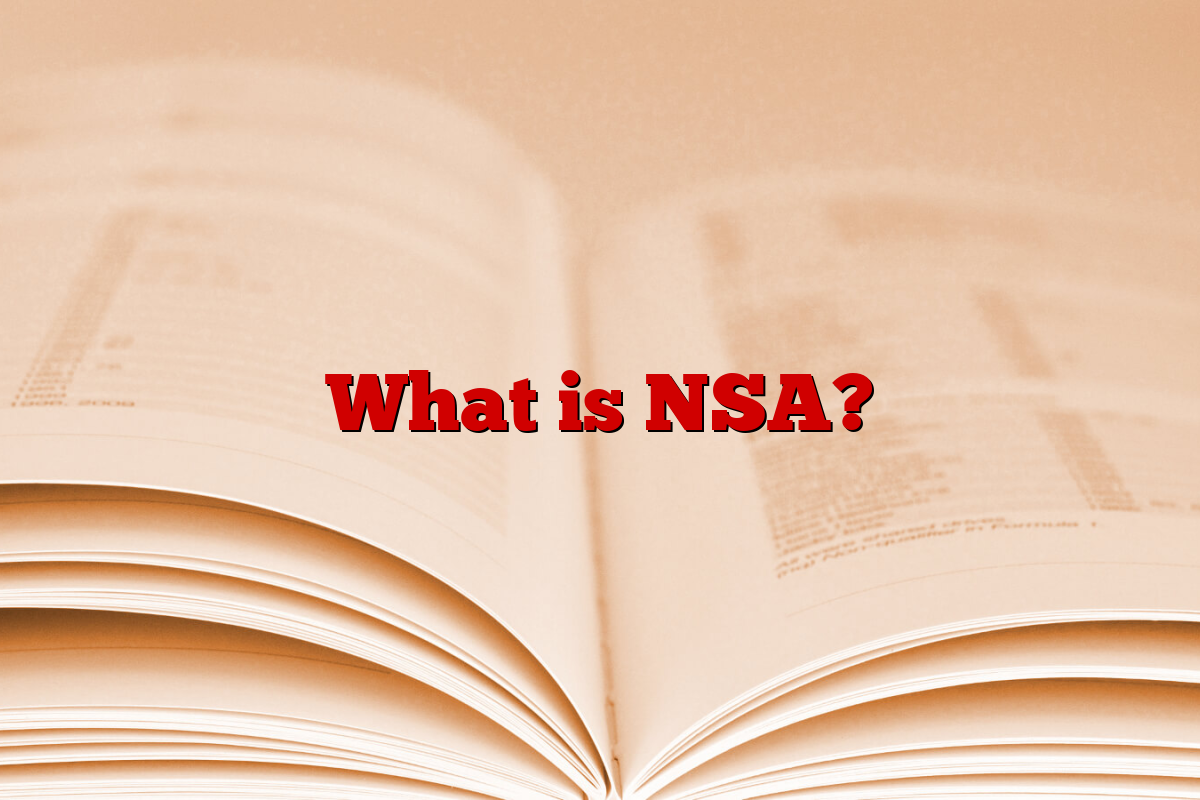 What is NSA?
